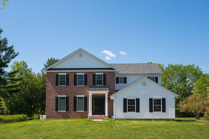 exterior of custom home by GTG Builders in Central New Jersey