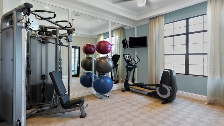 1 Custom Home Gym in New Jersey by GTG Builders