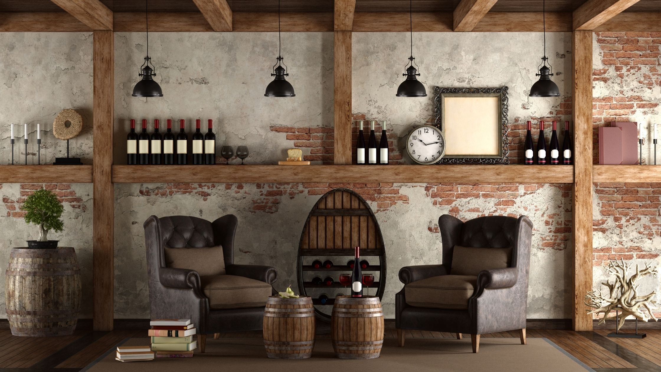 6 Custom Home Wine Cellar in New Jersey by GTG Builders