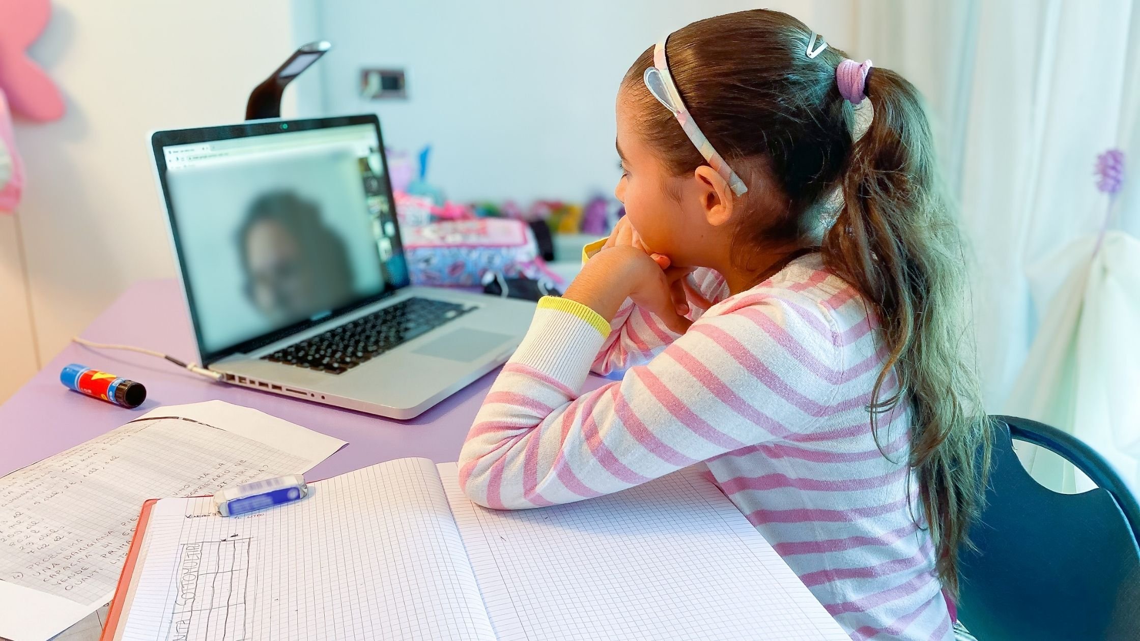 Custom Home Kids Workspace in New Jersey by GTG Builders
