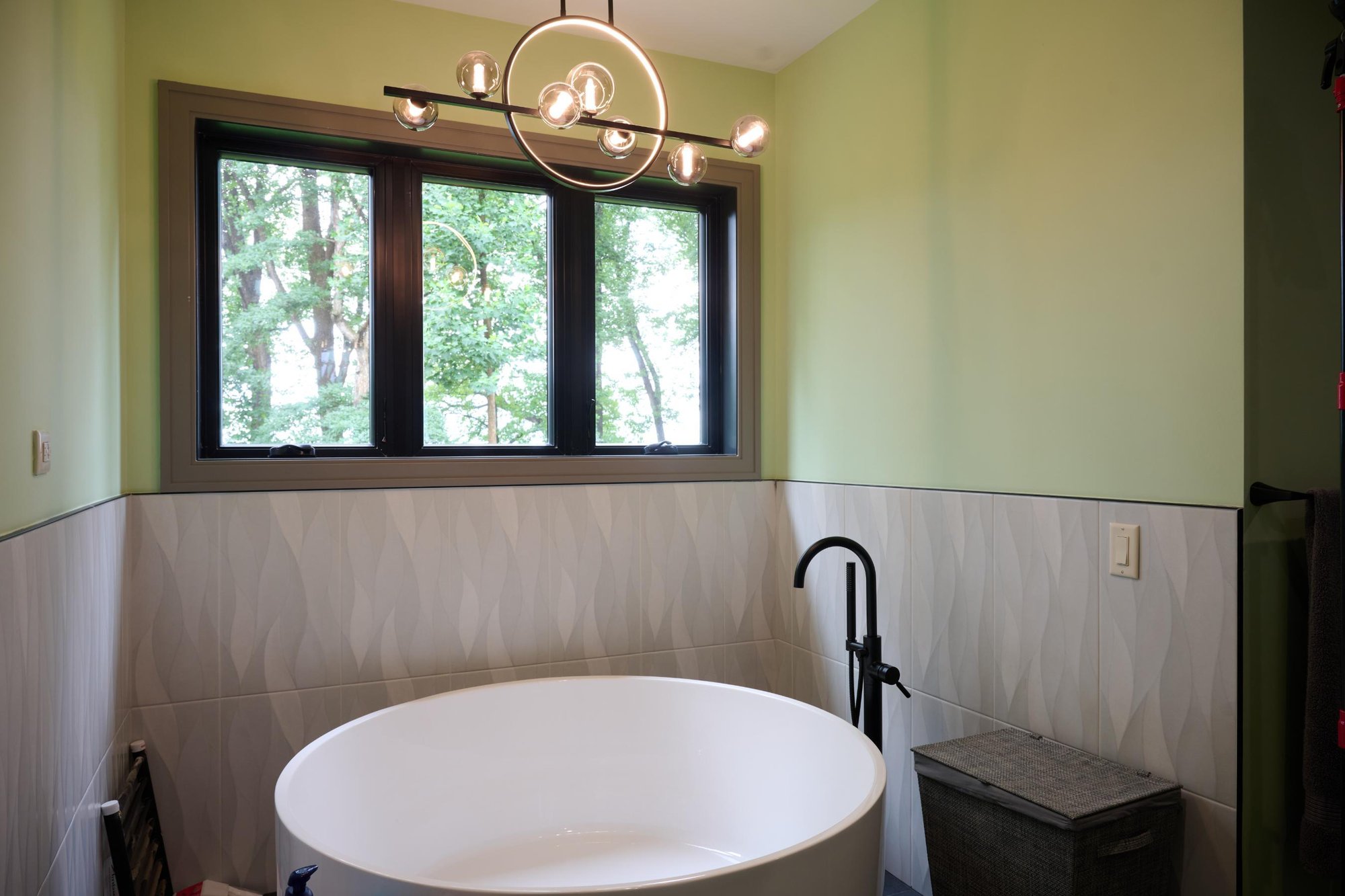 Basement soaking tub in Delaware Township by GTG Builders