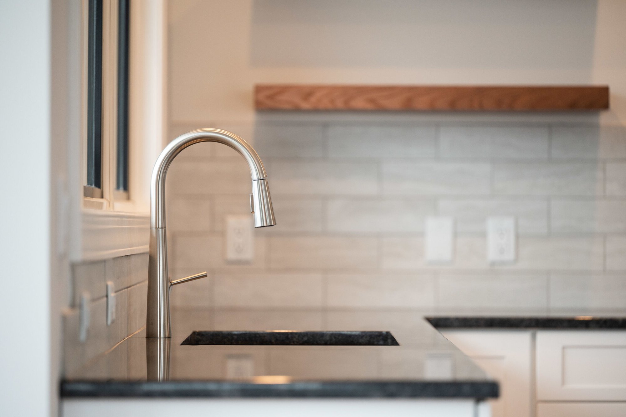 close up of sink in central new jersey custom home by GTG Builders