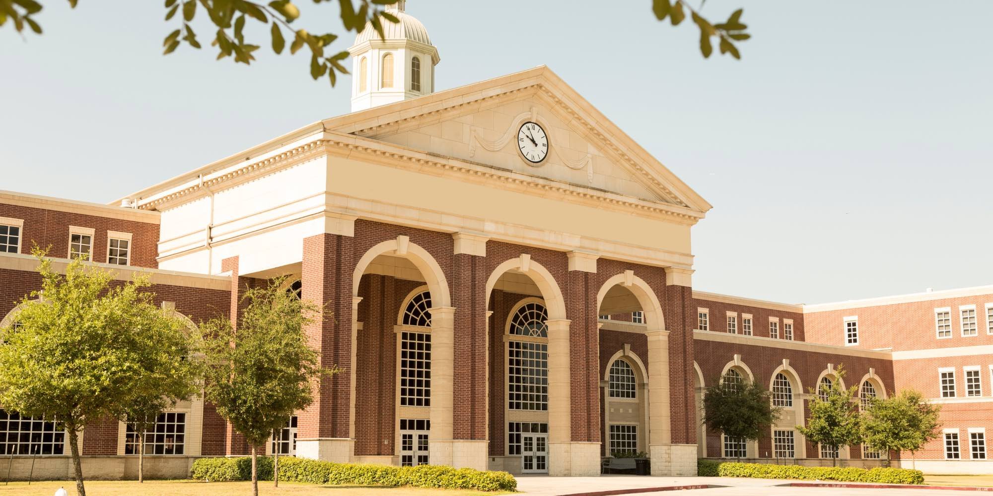 Stock Photo Exterior of School