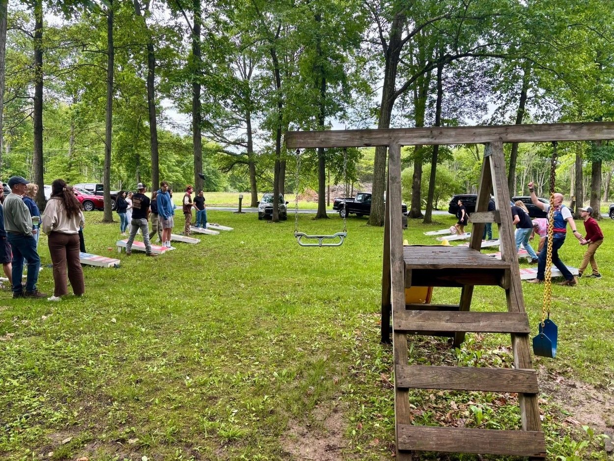 GTG hosting a community event of cornhole and seafood boil in Central, NJ